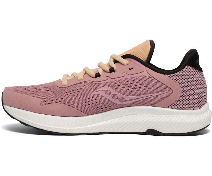 Women's Saucony Freedom 4 Running Shoes Rose / Orange | Singapore 135TCEV